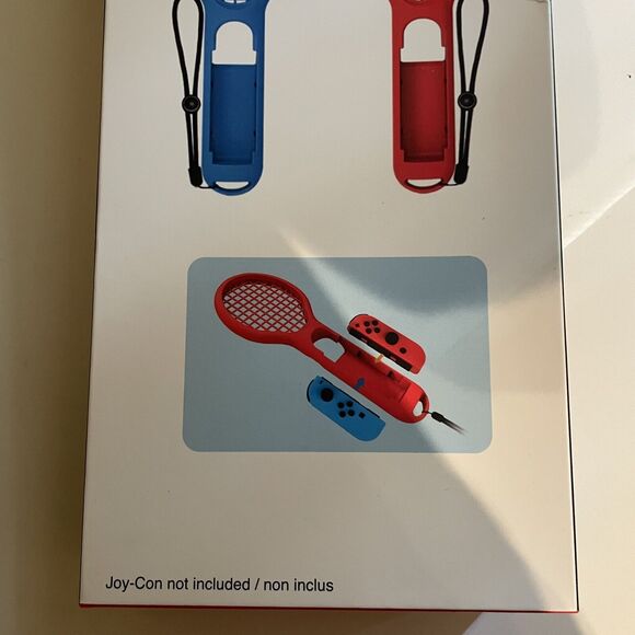 Evoretro 2 Pack Tennis Racket Attachment For Nintendo Switch NEW - Picture 5 of 7